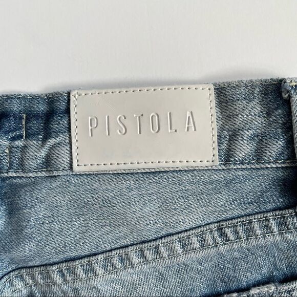 Pistola denim shorts with silver sequin pockets - size 24 - Picture 2 of 8